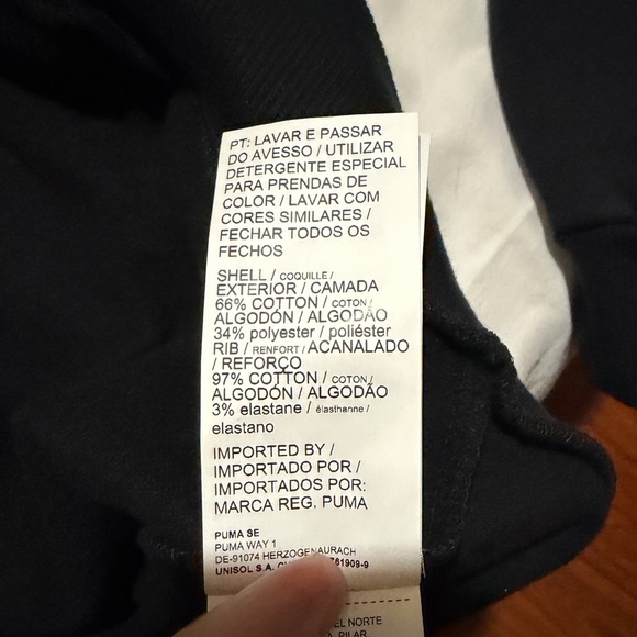 Puma Black Zip-Up Jacket - Picture 9 of 10